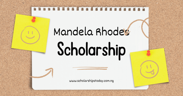 Mandela Rhodes Scholarship | How to apply for Mandela Rhodes Scholarship