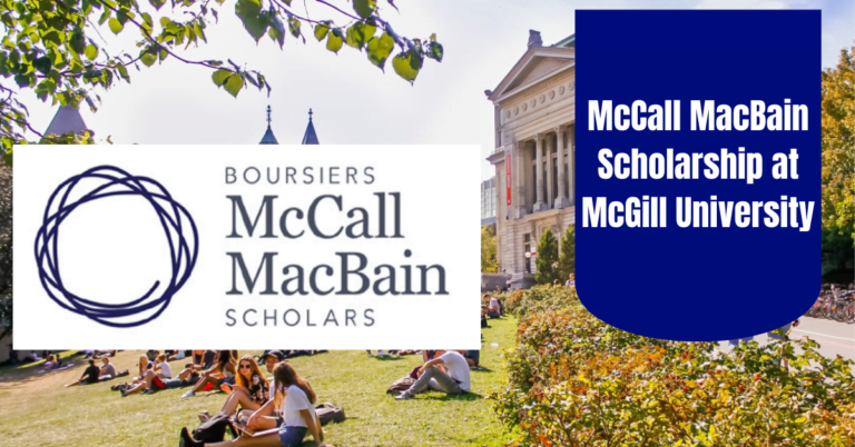 McCall MacBain Scholarship at McGill University