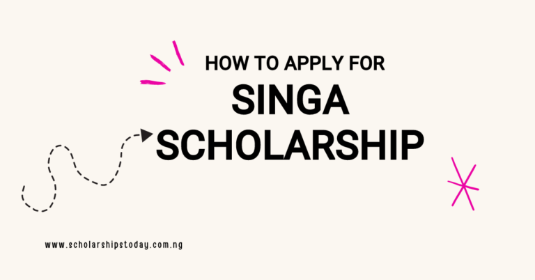 How to apply for SInga scholarship