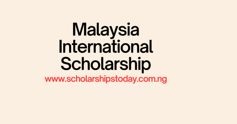 How to apply for Malaysia International Scholarship