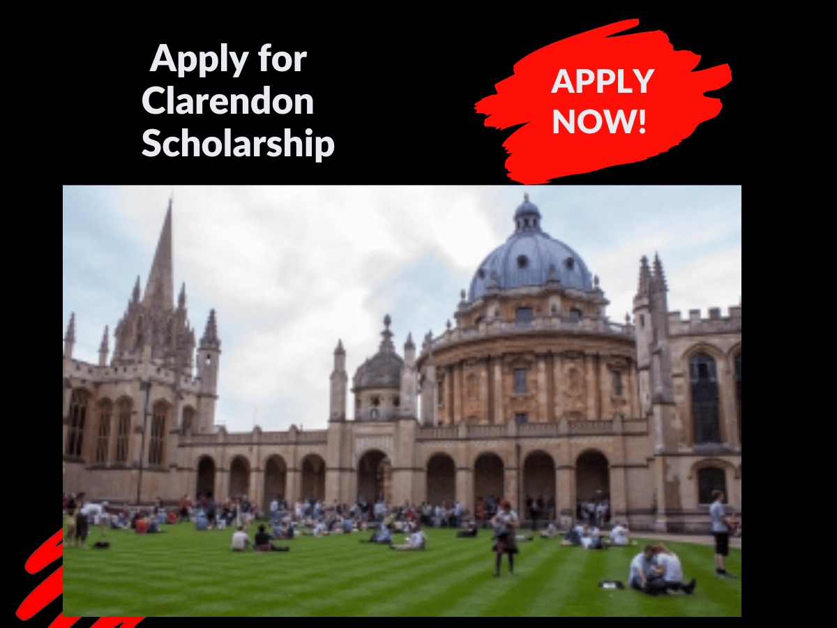 Apply for Clarendon Scholarship 2024/2025