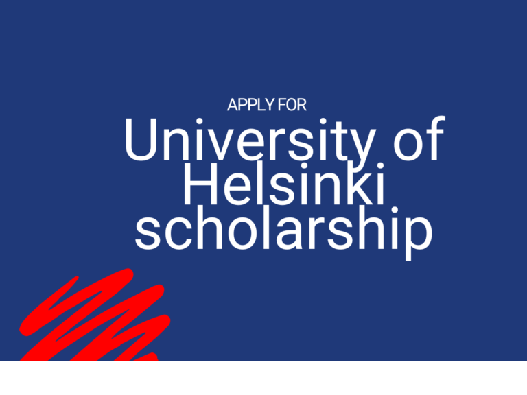 Apply for University of Helsinki scholarship